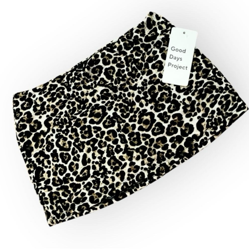 Micro Mini Skirt Leopard